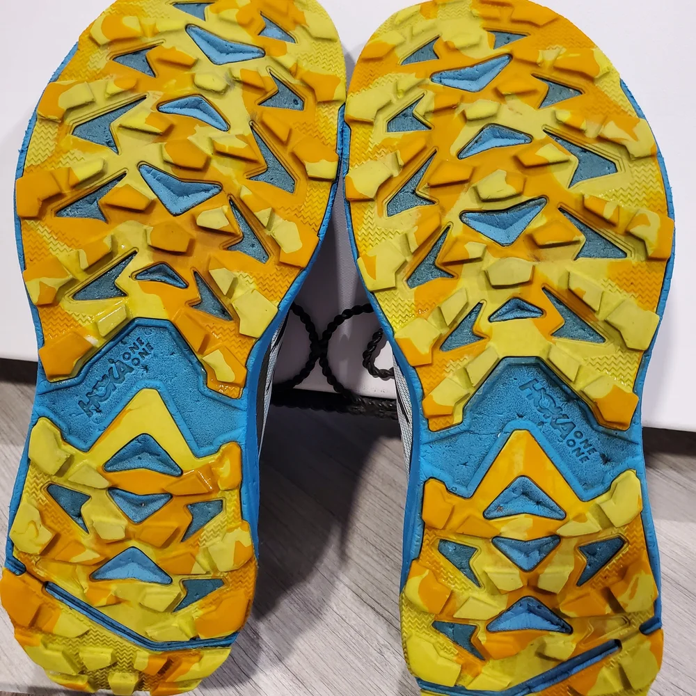 Hoka Men's Torrent 3 Black & Blue Athletic Running Shoes Size 10.5D - Picture 11 of 13